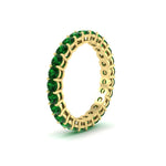 Load image into Gallery viewer, round-eternity-emerald-ring-for-engagement-ring-2-ctw.-in-yellow-gold-FD11249ROBGEMGRANGLE2-2.00CT-NL-YG