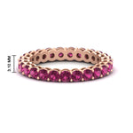 Load image into Gallery viewer, round-eternity-pink-sapphire-ring-for-engagement-ring-2-ctw.-in-rose-gold-FD11249ROBGSADRPI-2.00CT-NL-RG-HW