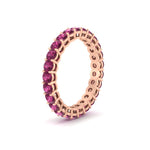 Load image into Gallery viewer, round-eternity-pink-sapphire-ring-for-engagement-ring-2-ctw.-in-rose-gold-FD11249ROBGSADRPIANGLE2-2.00CT-NL-RG