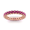 Load image into Gallery viewer, round-eternity-pink-sapphire-ring-for-engagement-ring-2-ctw.-in-rose-gold-FD11249ROBGSADRPIANGLE5-2.00CT-NL-RG