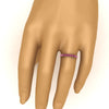 Load image into Gallery viewer, round-eternity-pink-sapphire-ring-for-engagement-ring-2-ctw.-in-yellow-gold-FD11249ROBGSADRPIHAND-2.00CT-NL-YG
