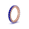 Load image into Gallery viewer, round-eternity-sapphire-ring-for-engagement-ring-2-ctw.-in-rose-gold-FD11249ROBGSABLANGLE2-2.00CT-NL-RG