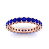 Load image into Gallery viewer, round-eternity-sapphire-ring-for-engagement-ring-2-ctw.-in-rose-gold-FD11249ROBGSABLANGLE5-2.00CT-NL-RG