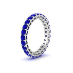 Load image into Gallery viewer, round-eternity-sapphire-ring-for-engagement-ring-2-ctw.-in-white-gold-FD11249ROBGSABLANGLE2-2.00CT-NL-WG
