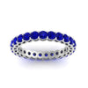 Load image into Gallery viewer, round-eternity-sapphire-ring-for-engagement-ring-2-ctw.-in-white-gold-FD11249ROBGSABLANGLE5-2.00CT-NL-WG