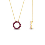 Load image into Gallery viewer, round-floating-chain-slide-pink-sapphire-Pendant-in-yellow-gold-fdpd11515gsadrpiangle2-nl-yg.jpg?v=1761646574
