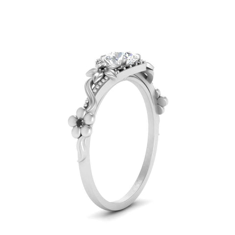 round-floral-halo-black-diamond-engagement-ring-in-FD10057RORGBLACKANGLE3-NL-WG