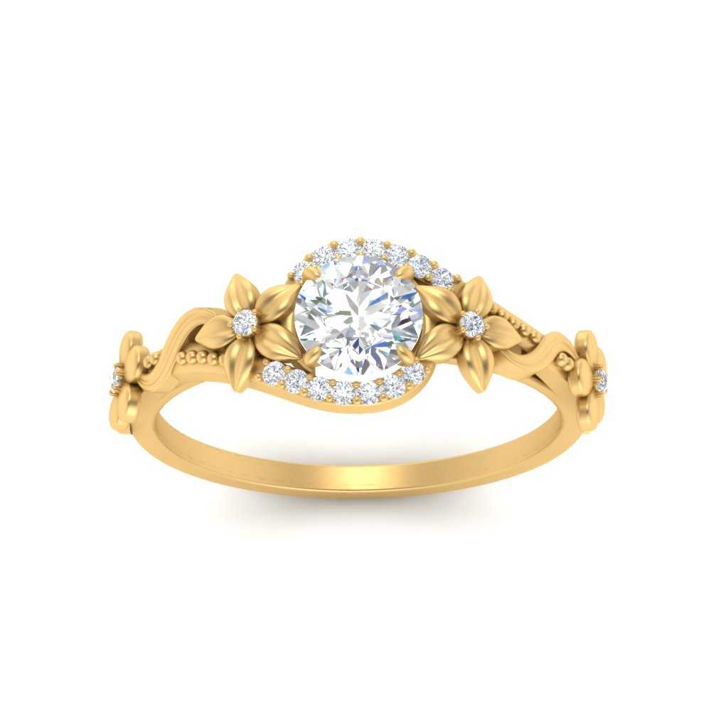 round-floral-halo-diamond-engagement-ring-in-FD10057RORANGLE3-NL-YG