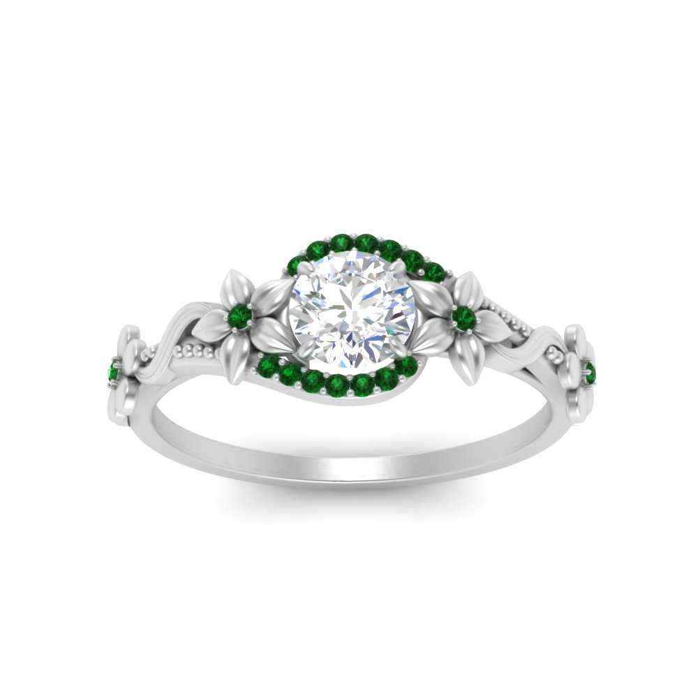 round-floral-halo-emerald-engagement-ring-in-FD10057RORGEMGRANGLE3-NL-WG