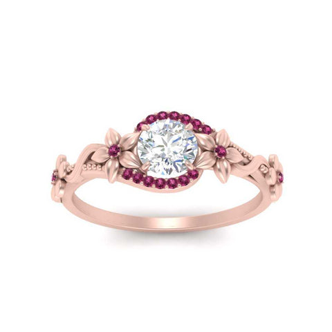 round-floral-halo-pink-sapphire-engagement-ring-in-FD10057RORGSADRPIANGLE3-NL-RG