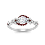 Load image into Gallery viewer, round-floral-halo-ruby-engagement-ring-in-FD10057RORGRUDRANGLE3-NL-WG
