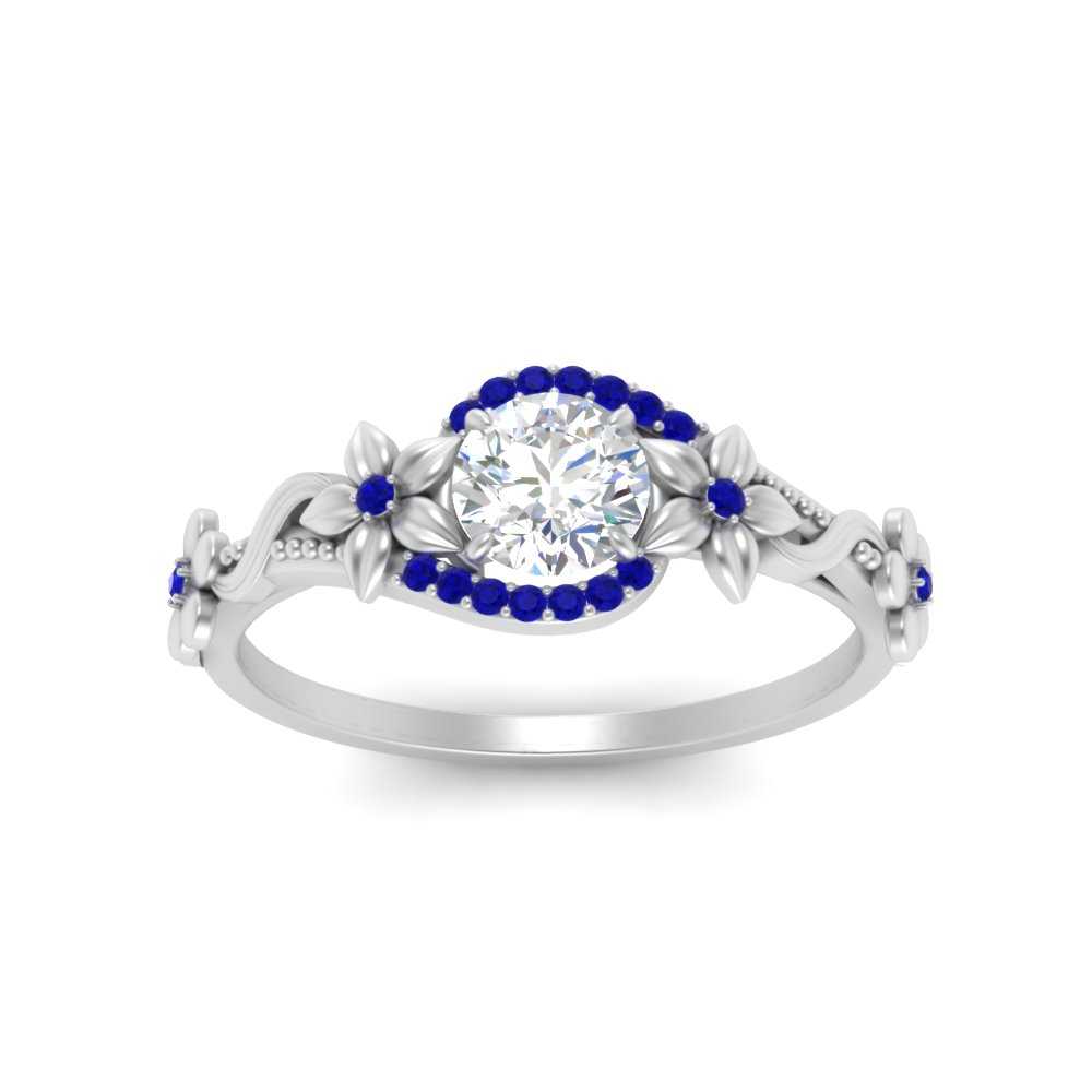 round-floral-halo-sapphire-engagement-ring-in-FD10057RORGSABLANGLE3-NL-WG