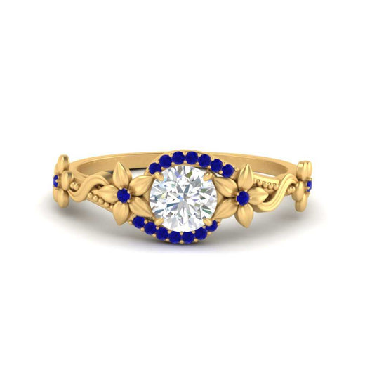 round-floral-halo-sapphire-engagement-ring-in-FD10057RORGSABLANGLE3-NL-YG