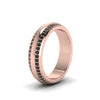 Load image into Gallery viewer, Beveled Edge Matte Eternity Mens Engagement Ring
