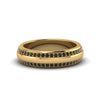 Load image into Gallery viewer, Beveled Edge Matte Eternity Mens Engagement Ring