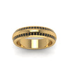 Load image into Gallery viewer, Beveled Edge Matte Eternity Mens Engagement Ring