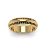 Load image into Gallery viewer, Beveled Edge Matte Eternity Mens Engagement Ring
