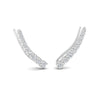 Load image into Gallery viewer, Round Graduated Diamond Ear Climber