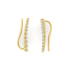 Load image into Gallery viewer, https://cdn.fascinatingdiamonds.com/FDEAR11040/round-graduated-diamond-ear-climber-in-yellow-gold-FDEAR11040ANGLE1-NL-YG.jpg