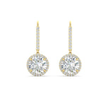 Load image into Gallery viewer, round-halo-3-carat-diamond-drop-earrings-in-yellow-gold-FDEAR11235RO-3.00-CT-NL-YG.jpg
