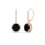 Load image into Gallery viewer, round-halo-3-carat-diamond-drop-earrings-with-black-onyx-in-rose-gold-FDEAR11235ROGBLACK-3.00-CT-NL-RG.jpg
