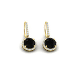 Load image into Gallery viewer, round-halo-3-carat-diamond-drop-earrings-with-black-onyx-in-yellow-gold-FDEAR11235ROGBLACK-3.00-CT-NL-YG.jpg

