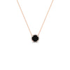 Load image into Gallery viewer, round-halo-black-diamond-1-carat-necklace-in-FDPD10984GBLACK-1.00CT-NL-RG-CS