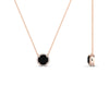 Load image into Gallery viewer, round-halo-black-diamond-1-carat-necklace-in-FDPD10984GBLACK-1.00CT-NL-RG-CS