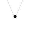 Load image into Gallery viewer, round-halo-black-diamond-1-carat-necklace-in-FDPD10984GBLACK-1.00CT-NL-WG-CS