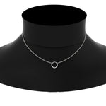 Load image into Gallery viewer, round-halo-black-diamond-1-carat-necklace-in-FDPD10984GBLACK-1.00CT-NL-WG-CS

