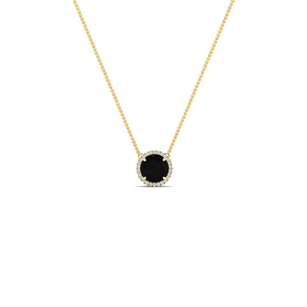 round-halo-black-diamond-1-carat-necklace-in-FDPD10984GBLACK-1.00CT-NL-YG-CS