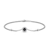 Load image into Gallery viewer, round-halo-chain-black-diamond-bracelet-in-FDBRC9637GBLACKANGLE2-NL-WG
