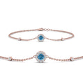 Thumbnail 48 - round-halo-chain-blue-topaz-bracelet-in-FDBRC9637GICBLTOANGLE2-NL-RG