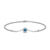 Load image into Gallery viewer, round-halo-chain-blue-topaz-bracelet-in-FDBRC9637GICBLTOANGLE2-NL-WG