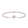 Thumbnail 6 - round-halo-chain-diamond-bracelet-in-FDBRC9637ANGLE2-NL-RG