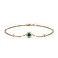 Thumbnail 35 - round-halo-chain-emerald-bracelet-in-FDBRC9637GEMGRANGLE2-NL-YG
