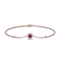 Thumbnail 19 - round-halo-chain-pink-sapphire-bracelet-in-FDBRC9637GSADRPIANGLE2-NL-RG