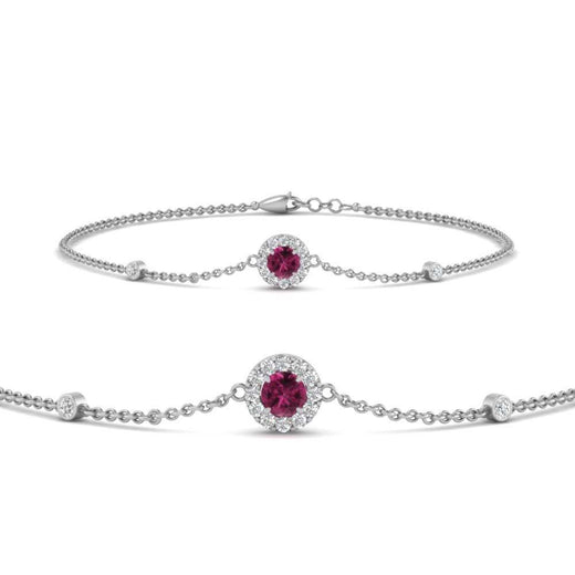 round-halo-chain-pink-sapphire-bracelet-in-FDBRC9637GSADRPIANGLE2-NL-WG