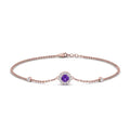 Thumbnail 55 - round-halo-chain-purple-topaz-bracelet-in-FDBRC9637GVITOANGLE2-NL-RG