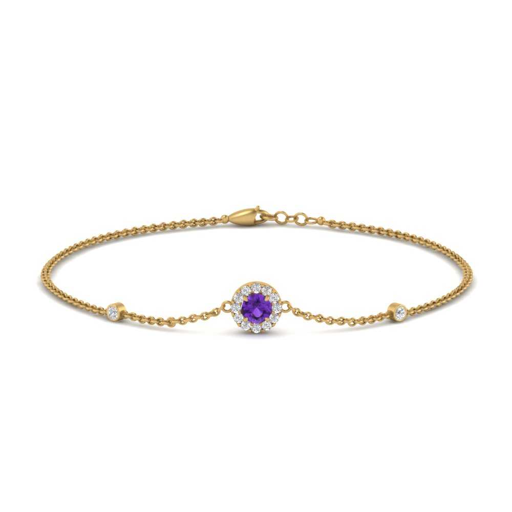 round-halo-chain-purple-topaz-bracelet-in-FDBRC9637GVITOANGLE2-NL-YG
