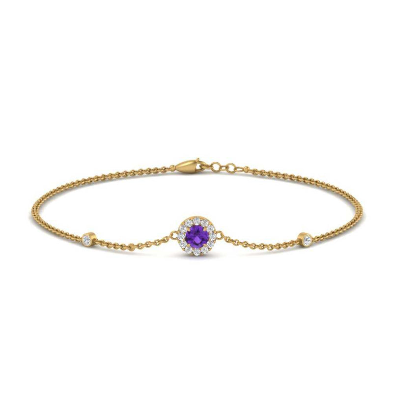 round-halo-chain-purple-topaz-bracelet-in-FDBRC9637GVITOANGLE2-NL-YG
