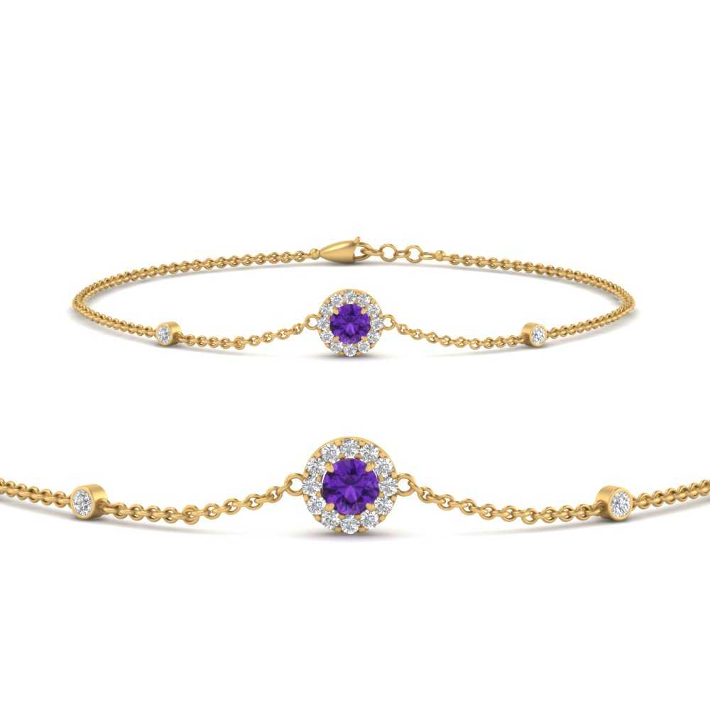 round-halo-chain-purple-topaz-bracelet-in-FDBRC9637GVITOANGLE2-NL-YG