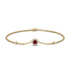 Load image into Gallery viewer, round-halo-chain-ruby-bracelet-in-FDBRC9637GRUDRANGLE2-NL-YG