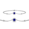 Load image into Gallery viewer, round-halo-chain-sapphire-bracelet-in-FDBRC9637GSABLANGLE2-NL-WG
