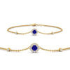 Load image into Gallery viewer, round-halo-chain-sapphire-bracelet-in-FDBRC9637GSABLANGLE2-NL-YG