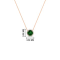 Thumbnail 23 - round-halo-emerald-1-carat-necklace-in-FDPD10984GEMGR-1.00CT-NL-RG-CS