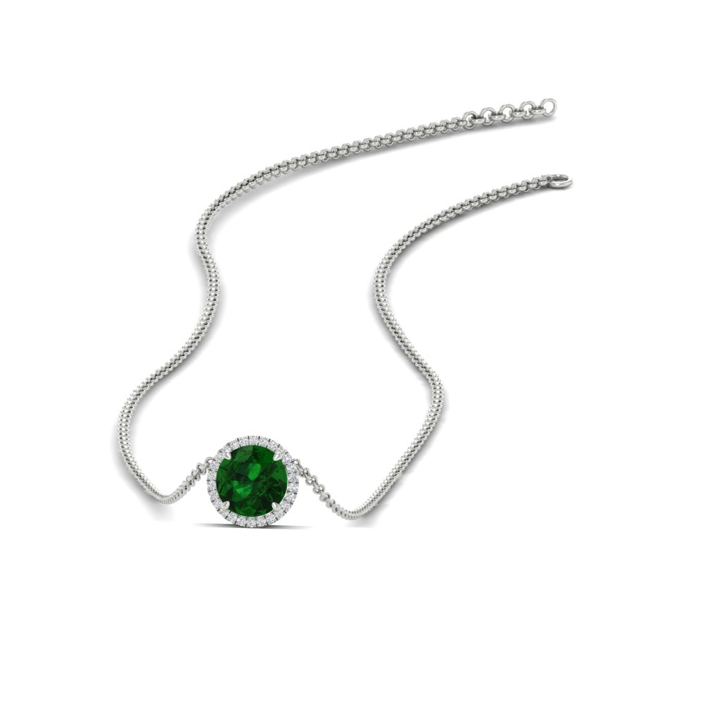round-halo-emerald-1-carat-necklace-in-FDPD10984GEMGR-1.00CT-NL-WG-CS