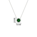 Thumbnail 48 - round-halo-emerald-1-carat-necklace-in-FDPD10984GEMGR-1.00CT-NL-WG-CS