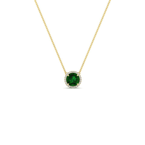 round-halo-emerald-1-carat-necklace-in-FDPD10984GEMGR-1.00CT-NL-YG-CS