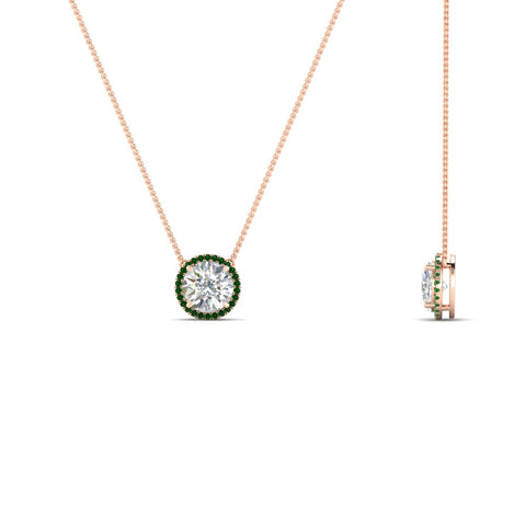 round-halo-emerald-pendant-1.50-carat-in-FDPD10984GEMGR-1.50CT-NL-RG-GS
